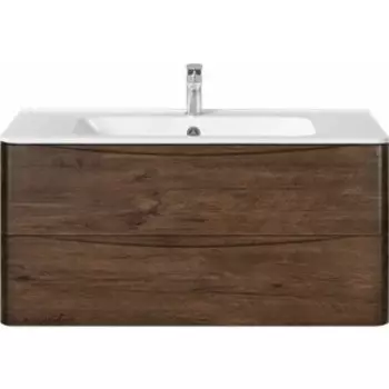 Тумба с раковиной Vincea Paola 100 R.Wood (VMC-2P100RW, VCB-2VP1000W)