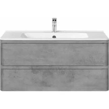 Тумба с раковиной Vincea Vico 100 Beton (VMC-2V100BT, VCB-2VP1000W)