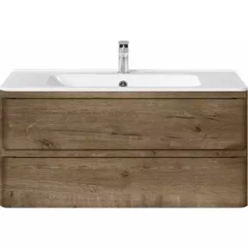 Тумба с раковиной Vincea Vico 100 дуб V.Oak (VMC-2V100VO, VCB-2VP1000W)