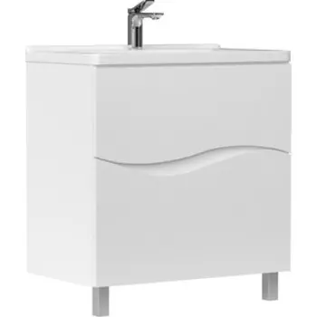 Тумба с раковиной Volna 70х44 напольная, белая (tnVLN70.2Y-01, 4640021623480)