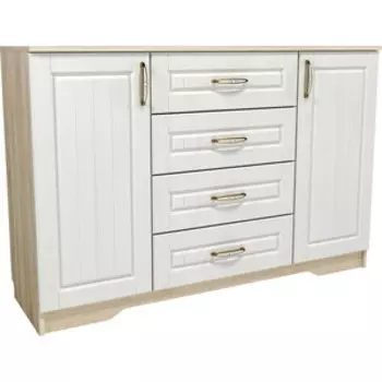 Тумба Сильва НМ 040.35 оливия дуб санома/белый