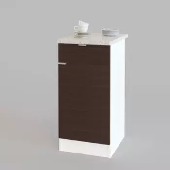 Тумба СОКОЛ ТК-04.1 белый/венге