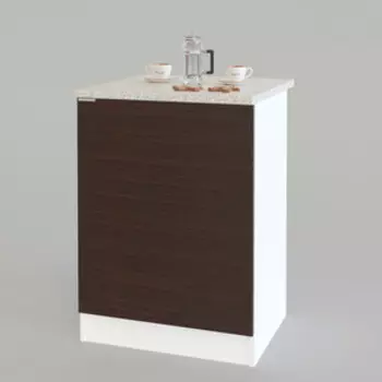 Тумба СОКОЛ ТК-06 белый/венге