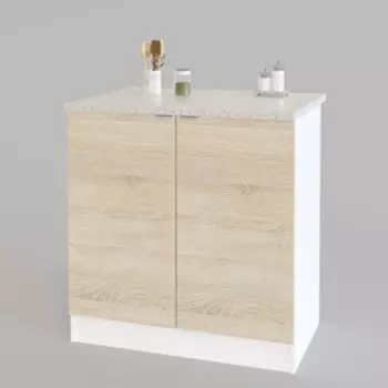 Тумба СОКОЛ ТК-08 белый/дуб сонома