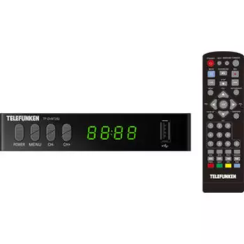 Тюнер DVB-T2 TELEFUNKEN TF-DVBT252 черный