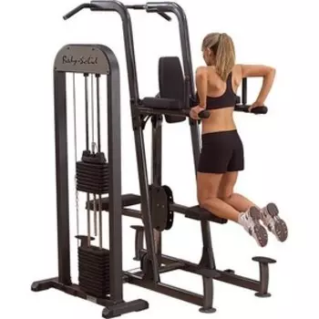 Турник-брусья Body Solid с противовесом с весовым стеком 95 кг, FCD-STK