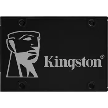 Твердотельный накопитель Kingston SSD KC600, 1024GB, 2.5'' 7mm, SATA3, 3D TLC, R/W 550/520MB/s, IOPs 90 000/80 000, TBW 600, DWPD 0.32 (5 (SKC600/1024G)