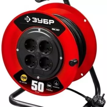 Удлинитель Зубр ПВС 307 50м (55083-50)