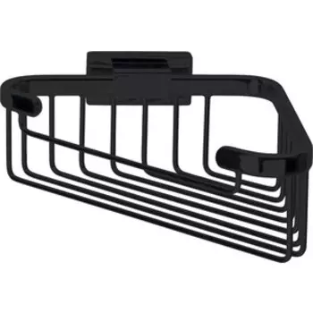 Угловая корзинка-полочка Inda Lea черный матовый (A18310NE)