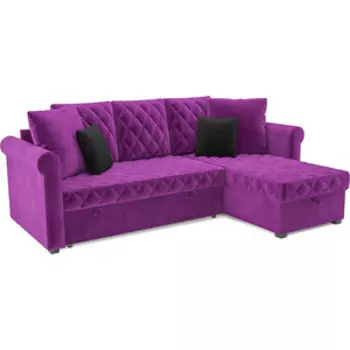 Угловой диван Mebel Ars Берлин (фиолет)
