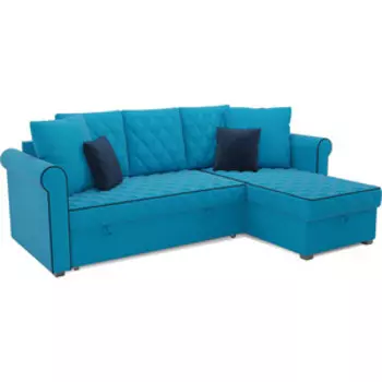 Угловой диван Mebel Ars Берлин (синий)