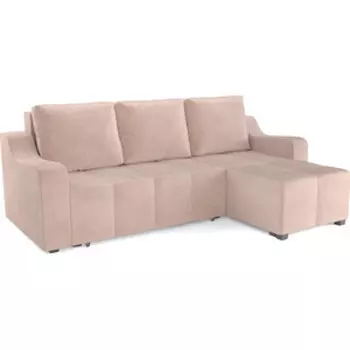 Угловой диван Mebel Ars Берн (кордрой бежевый)