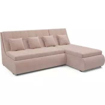 Угловой диван Mebel Ars Дубай (кордрой бежевый)