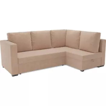 Угловой диван Mebel Ars Мансберг (бежевый Luna 061)