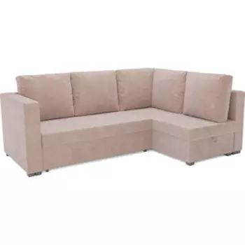 Угловой диван Mebel Ars Мансберг (кордрой бежевый)