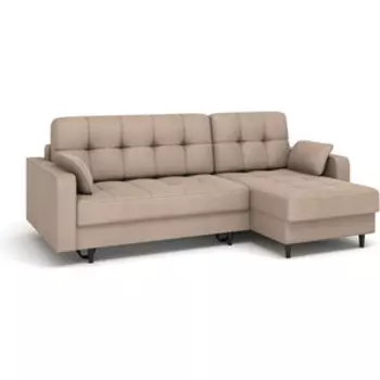 Угловой диван Rival Лиффорд велюр бежевый Т00015