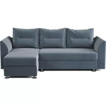 Угловой диван Шарм-Дизайн Ария Скала левый велюр Дрим океан