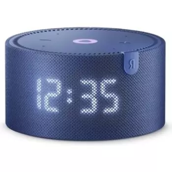 Умная колонка Яндекс Станция Мини с часами с Алисой, синий сапфир, 10Вт, 2.1 YNDX-00020B