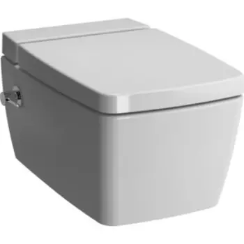 Унитаз-биде подвесной безободковый Vitra Metropole Rim-Ex с биде, сиденье микролифт (7672B003-1087/1687, 90-003-009)