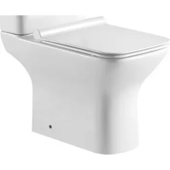 Унитаз (чаша) Aquanet Cube 2-C с сидением микролифт безободковый (240208)