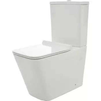 Унитаз-компакт безободковый AQUAme Rimless c сиденьем микролифт (AQM1003, AQM1101)