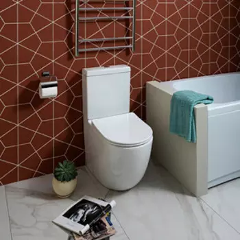 Унитаз-компакт безободковый Aquanet Cetus 2.0 C1 с сидением микролифт (243538, 243539)