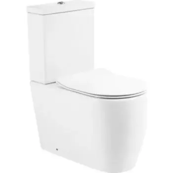 Унитаз-компакт безободковый BelBagno Marino тонкое сиденье микролифт (BB105CPR, BB105T, BB2034SC)