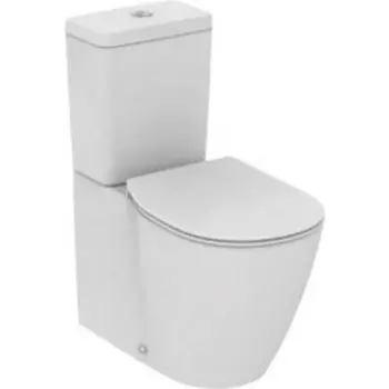 Унитаз-компакт безободковый Ideal Standard Connect Aquablade Cube с сиденьем микролифт (E039701, E797001, E772401)