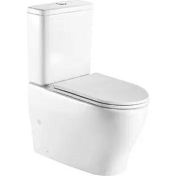 Унитаз-компакт безободковый WeltWasser Angerbach 001 GL-WT белый (10000005966)