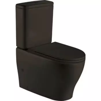 Унитаз-компакт безободковый WeltWasser Angerbach 001 MT-BL черный матовый (10000006016)