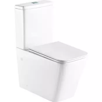 Унитаз-компакт безободковый WeltWasser Gelbach 001 GL-WT белый (10000003734)