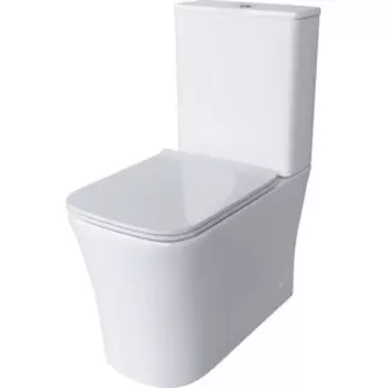 Унитаз-компакт безободковый Grossman Classic с тонким сиденьем-микролифт (GR-4467S)