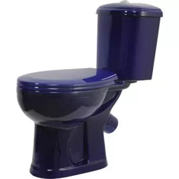 Унитаз-компакт Оскольская керамика Дора синий (4631111131909)