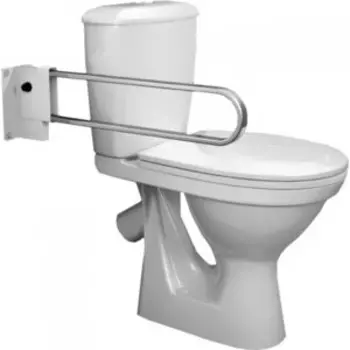 Унитаз-компакт Оскольская керамика Персона Комфорт для инвалидов, с сиденьем, откидной поручень
