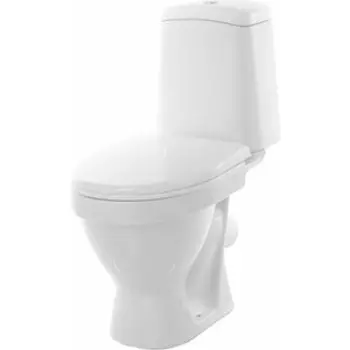 Унитаз-компакт Sanita Лада Стандарт с сиденьем (WC.CC/Lada/1-P/WHT.G/S1)