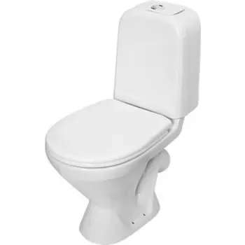 Унитаз-компакт Sanita Самарский Стандарт с сиденьем (WC.CC/Samarsky/1-P/WHT.G/S1)