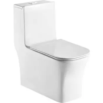 Унитаз-моноблок безободковый WeltWasser Glanbach 001 GL-WT белый (10000009942)