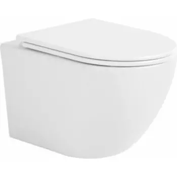 Унитаз подвесной безободковый Avimano Emotion с сиденьем микролифт, белый глянцевый (1000020)