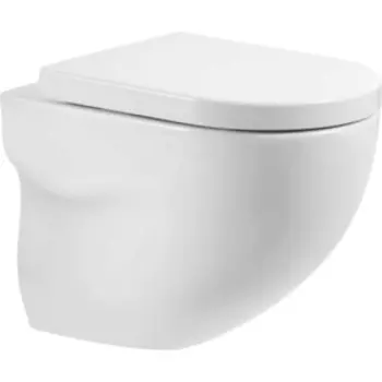 Унитаз подвесной безободковый BelBagno Onda сиденье микролифт (BB066CHR, BB105SC)