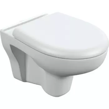 Унитаз подвесной безободковый Cersanit Nature Clean ON с сиденьем микролифт (S-MZ-NATURE-COn-DL-w)