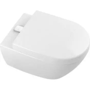 Унитаз подвесной безободковый Villeroy Boch Subway 2.0 ViFresh с сиденьем микролифт (5614 A101, 9M68S101)