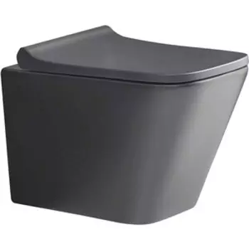 Унитаз подвесной безободковый WeltWasser Gelbach 041 MT-GR серый матовый (10000008263)