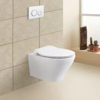Унитаз подвесной (чаша) BelBagno Acqua безободковый (BB340CHR)