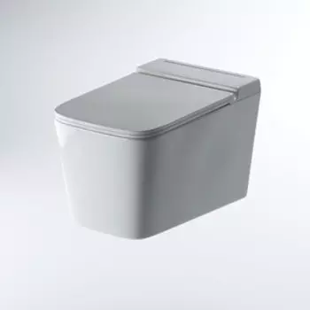 Унитаз подвесной безободковый Grossman Impuls с тонким сиденьем микролифт (GR-5501)