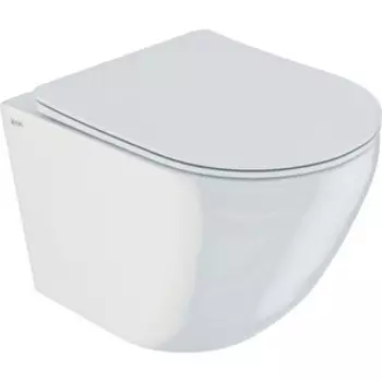Унитаз подвесной безободковый IDDIS Blanco с сиденьем микролифт (BLARDSEi25)