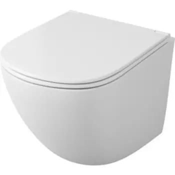Унитаз подвесной OWL 1975 Vind Cirkel-H безободковый, с сиденьем DP микролифт (OWLT190302)