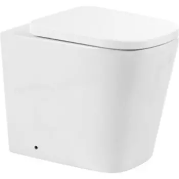 Унитаз приставной безободковый BelBagno Albano сиденье микролифт (BB120CBR, BB120SC)