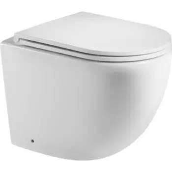 Унитаз приставной безободковый WeltWasser Merzbach 002 GL-WT белый (10000003738)
