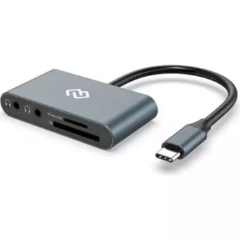 Устройство чтения карт памяти Digma Type C CR-CA2512-G серый