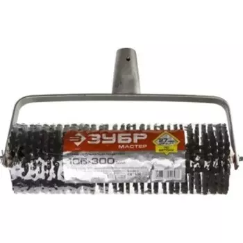 Валик Зубр игольчатый Мастер пластмассовые иглы 27мм 105х300мм (03954-30)